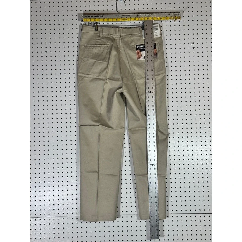 Vintage Haggar Black Label Khaki Pleated Chinos Mens 36x32 Comfort Fit Y2K NWT
